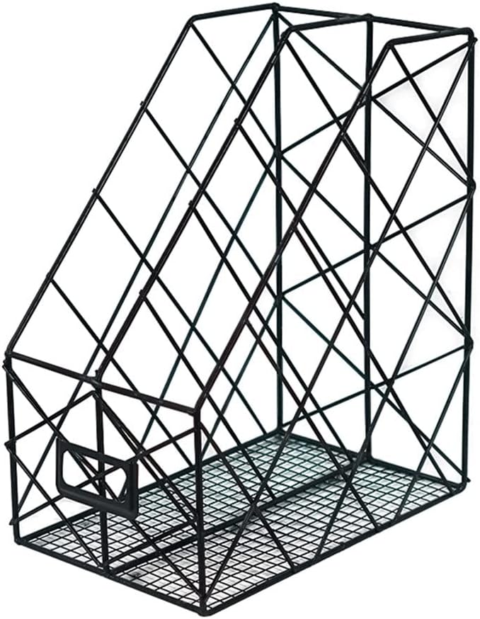HBJWOV Metal File Magazine Rack Newspaper Picture Display Holder Commercial Office Furniture