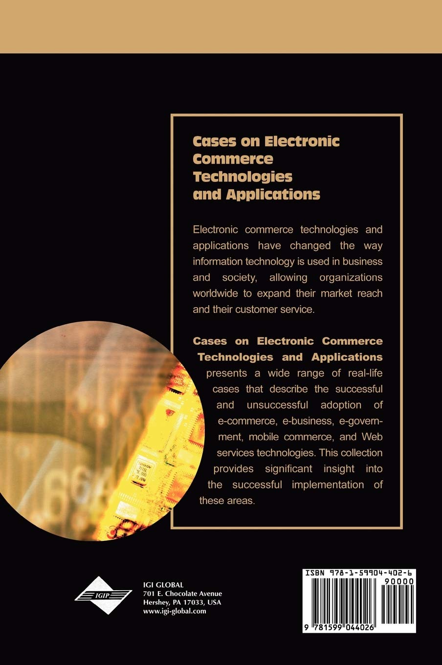 Cases on Electronic Commerce Technologies and Applications