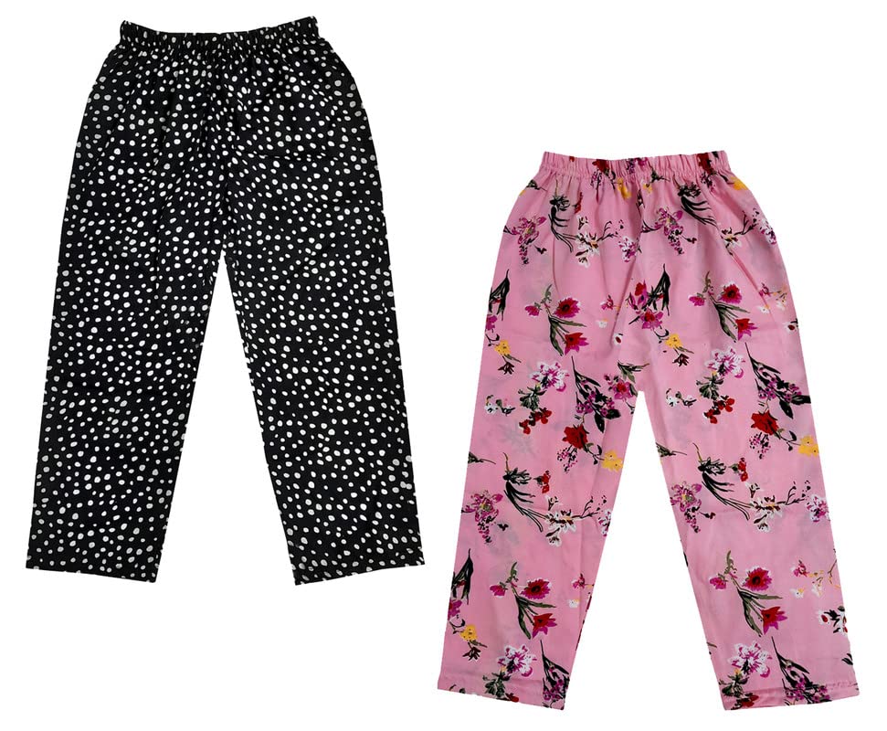 Image of IndiWeavesGirls Crepe Printed Loose Capri 3 /4th Pants
