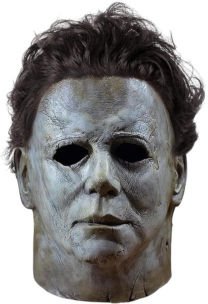 CSUJEE Michael Myers Mask, Halloween Horror Masquerade Cosplay Party Mask, Michael Myers Costume Scary Cosplay