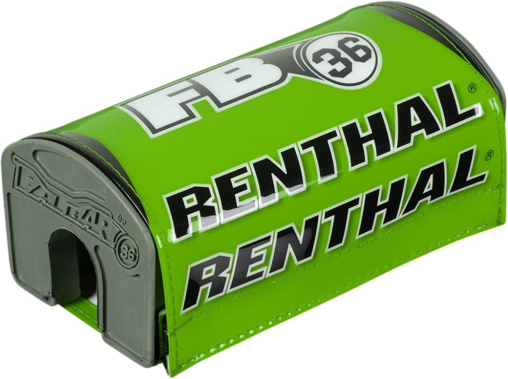 Renthal P343 Fatbar36 Pad - Green/White/Black