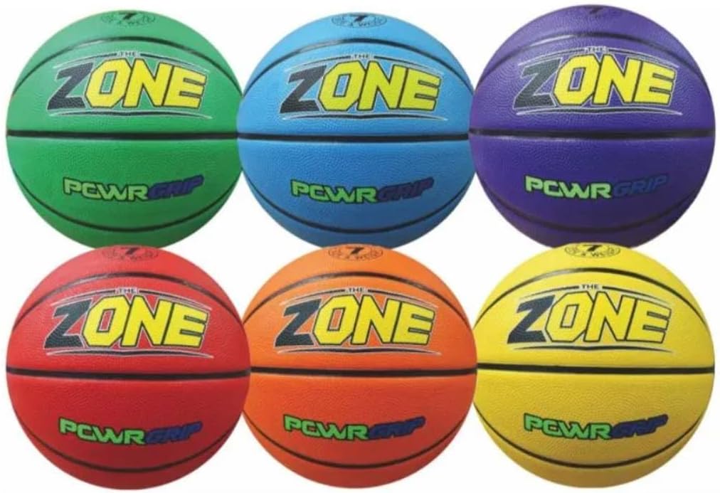Palos Sports The Zone™ PowRGRIP™ Basketballs Set of 6 Colors