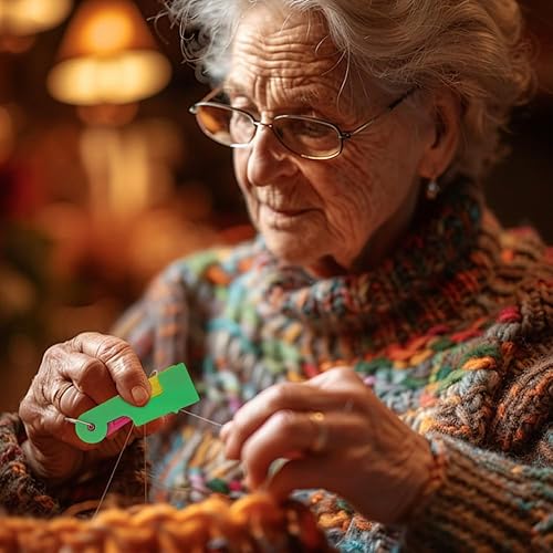 Miniatura 2 de Enhebrador de Agujas de Ayuda de Enhebrado Automático, Mini Enhebradores de Agujas de Máquina de Coser Manual, Enhebrador de Agujas de Costura