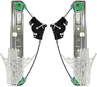 Vista 52 de TRQ Juego de elevalunas eléctrico trasero compatible con Volkswagen Golf 1999-2006 Jetta VW1550102 VW1551102 1999-2005