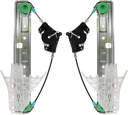 Miniatura 52 de TRQ Juego de elevalunas eléctrico trasero compatible con Volkswagen Golf 1999-2006 Jetta VW1550102 VW1551102 1999-2005