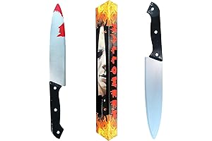 2Pcs Halloween Fake Knife Prop: Perfect Tool for Spine-Tingling Halloween Pranks and Decorations