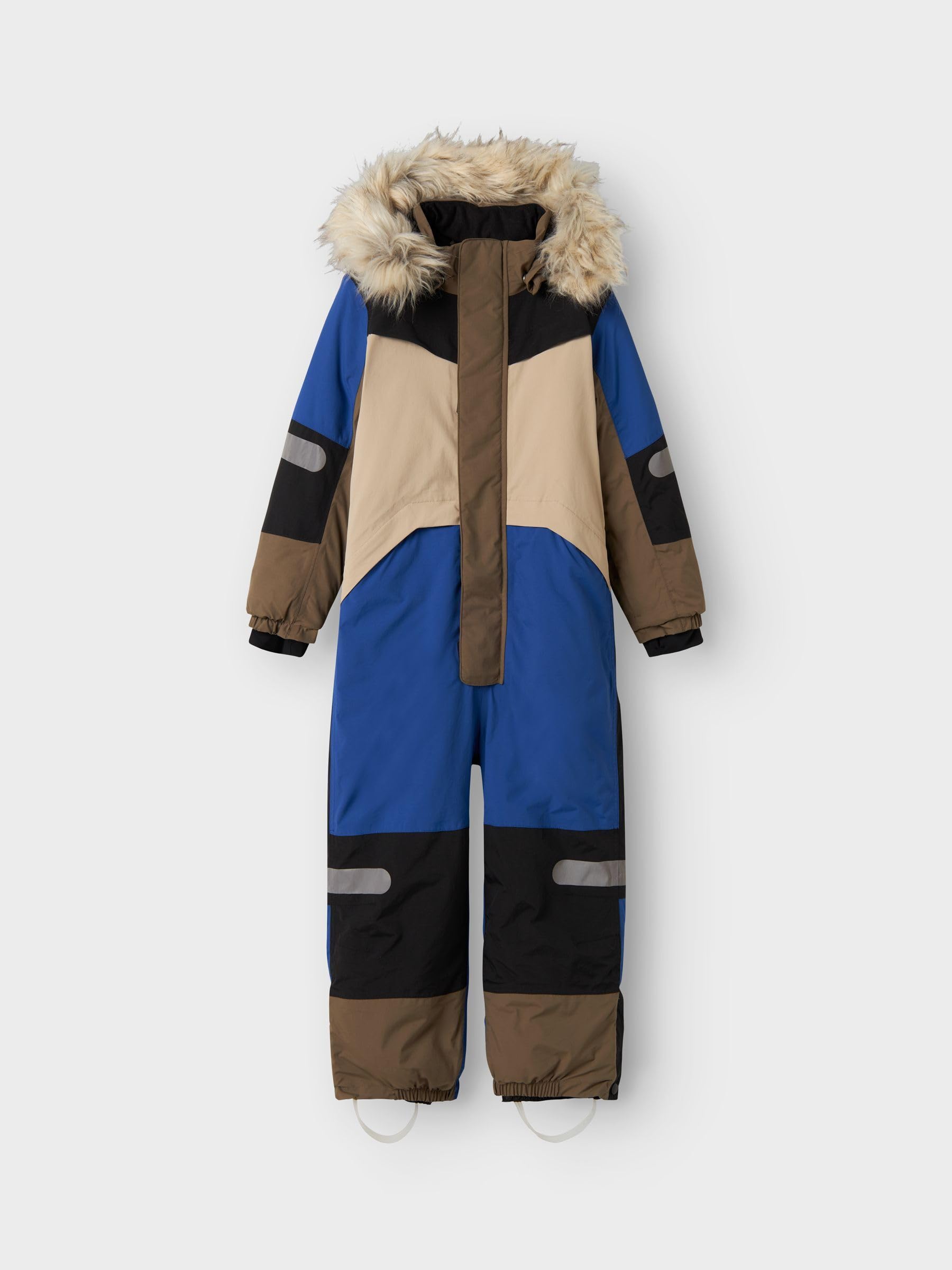 NAME IT Nmnstorm12 Ski Suit Block FO Nmnstorm12 - Tuta da Sci Block FO Unisex - Bambini e Ragazzi (Pacco da 1)