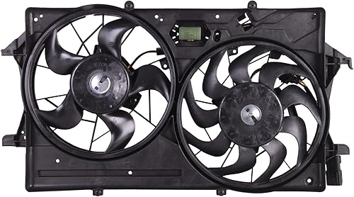 Vista 307 de Ventilador de refrigeración de repuesto para Nissan Versa Sedan 1.6L Auto (4 velocidades) y transmisión manual 2012-2019, Versa Note 1.6L MT