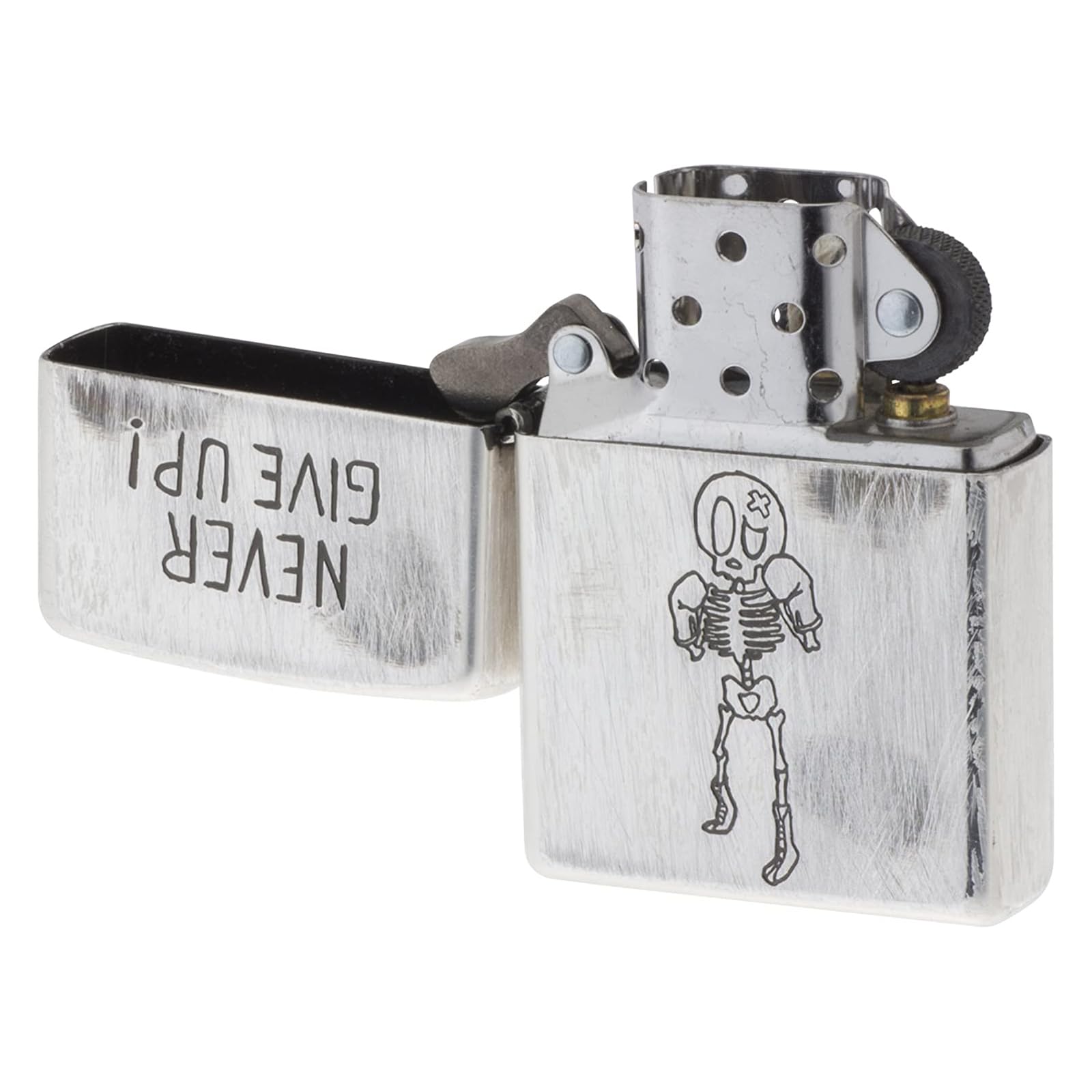 yuppy商品です Skull with Brain Surprise Windproof Lighter – Zippo USA