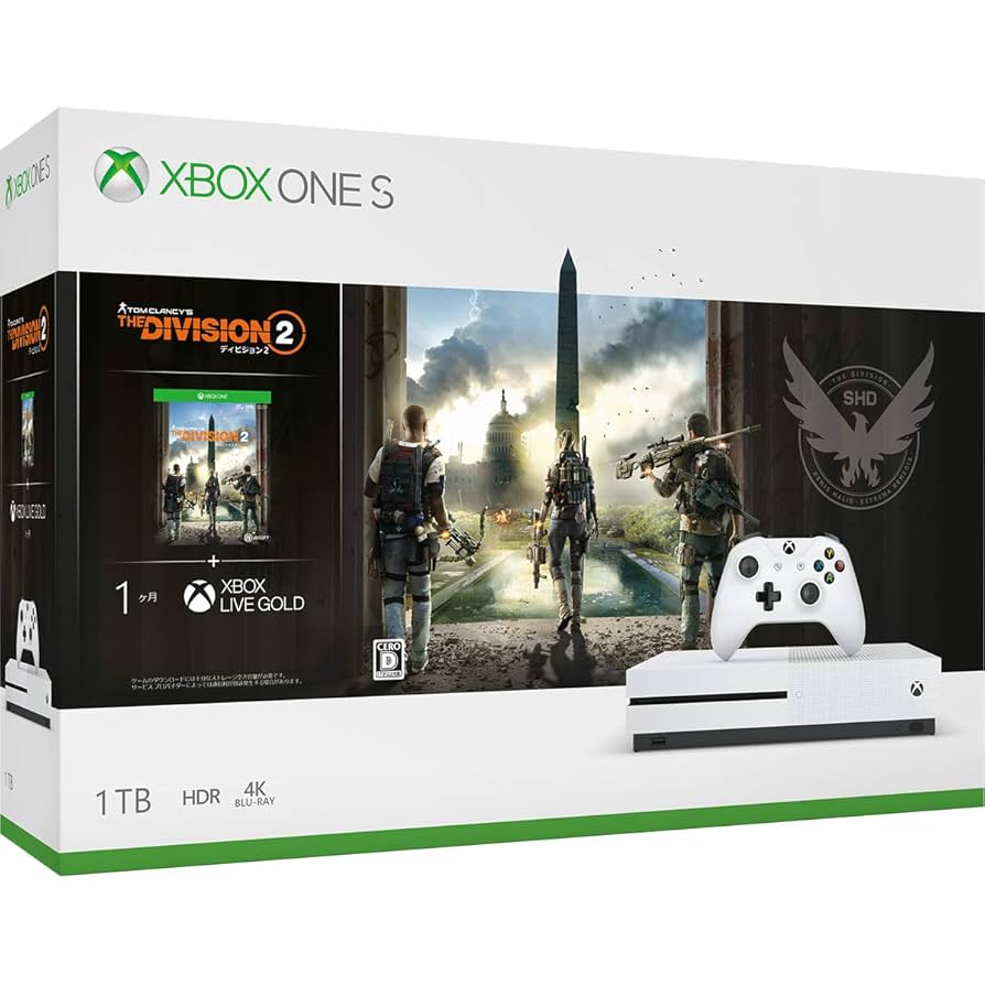 Microsoft - (本体)(ソフト無し)Xbox One 1TB(ディビジョン同梱版)(KF7-00140) 日本マイクロソフト Microsoft - (本体)(ソフト無し)Xbox One 1TB(ディビジョン同梱