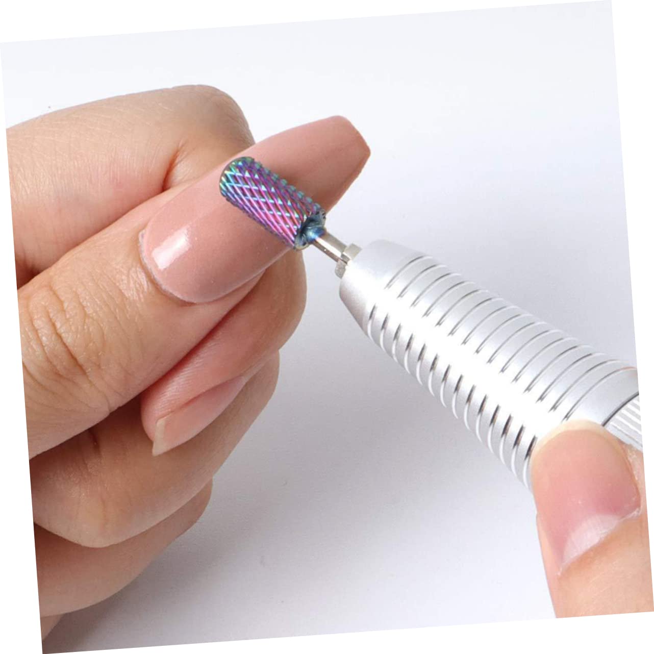 Beaupretty Lot de 2 Embouts de Ponçage pour Manucure Outils de Nail Art Machine à Polir Les Kit de Forets pour Salon de Manucure 10 Pièces