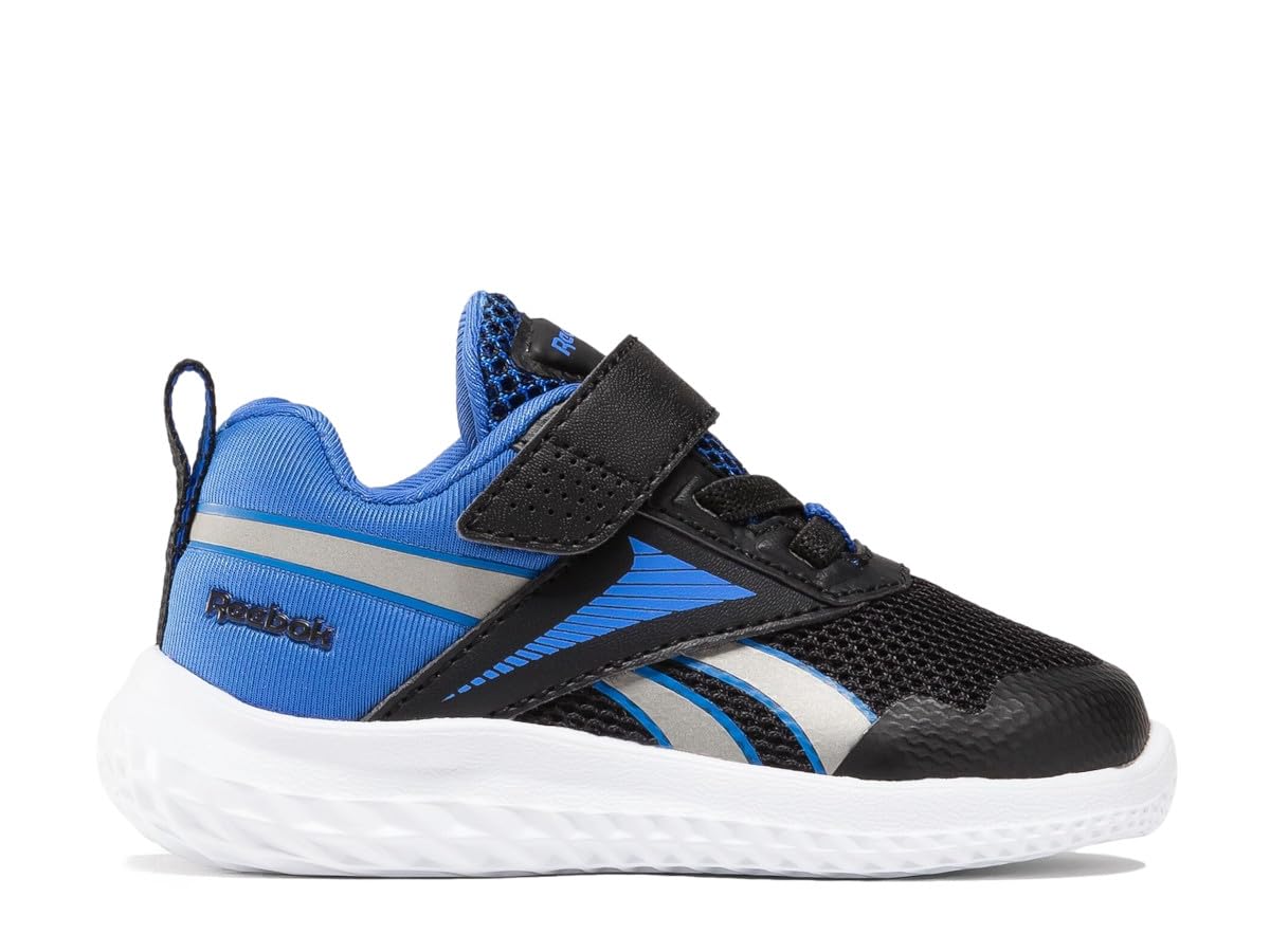Reebok Male Infant Rush Runner 5 TD CBLACK/VECBLU/Pewter 3.5