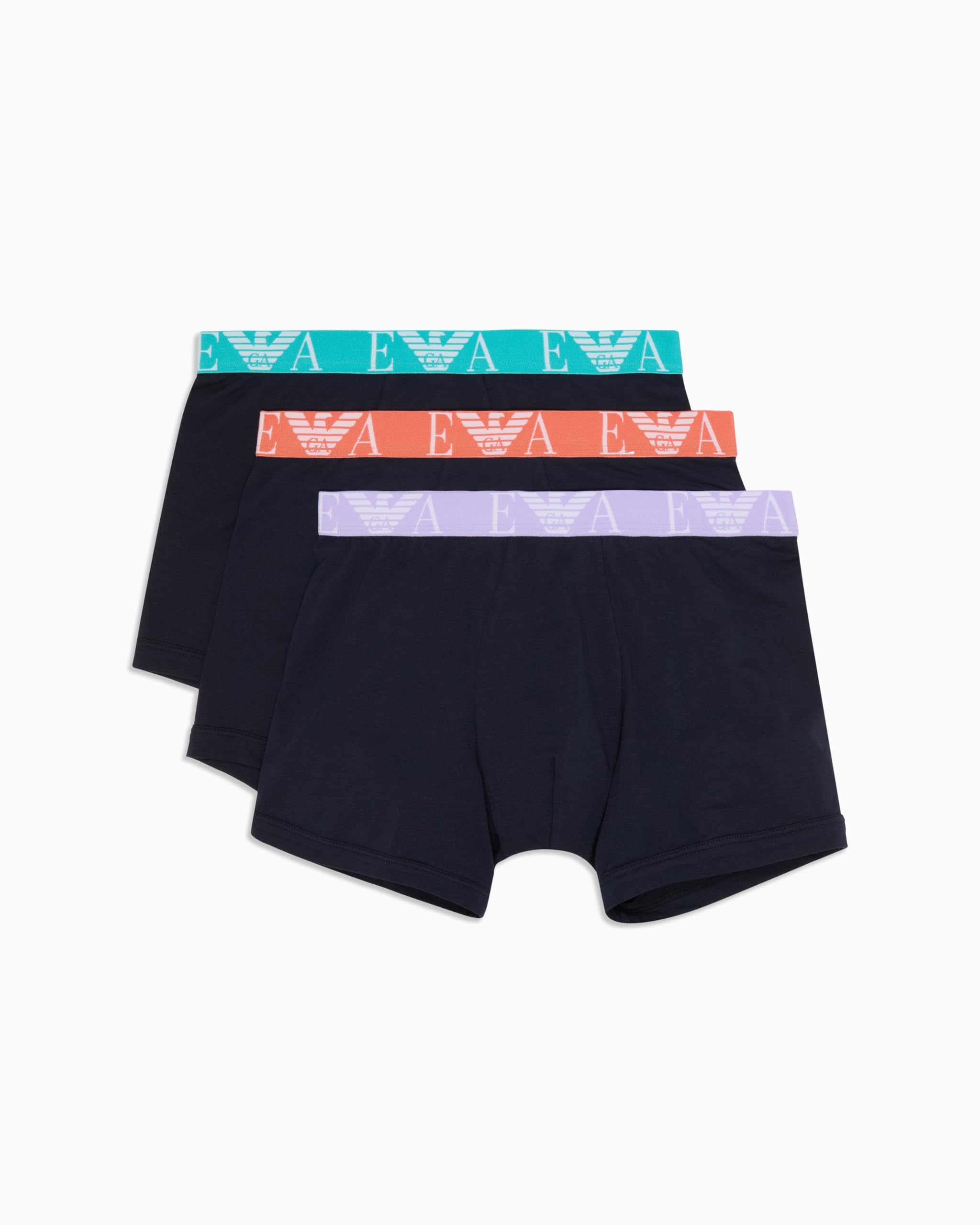 Emporio Armani Paquete de 3 Bandas Elásticas de Algodón Puro Pack de 3 Unidades Hombre (Pack de 3)