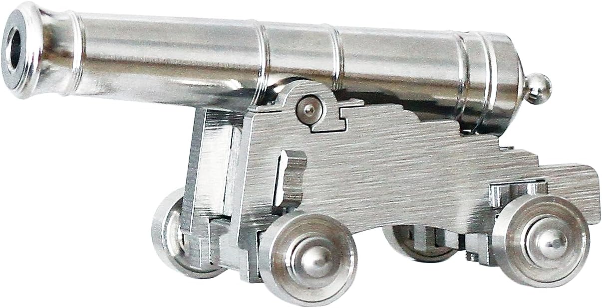 zonzxcv Z-ONE Mini Cannon Stainless Steel Ancient Naval Gun Model