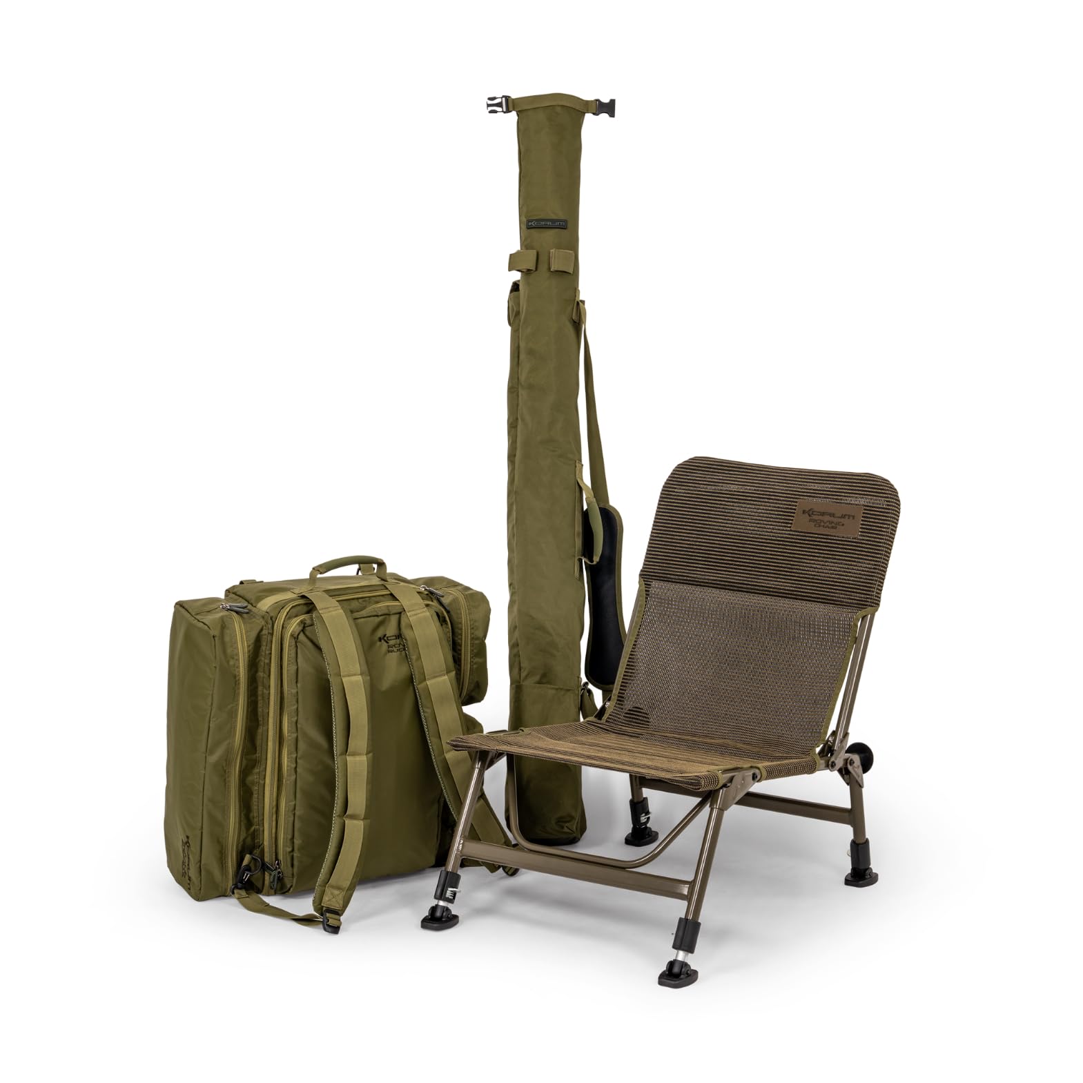 Korum Kit Progress Roving (Silla + Mochila + Carcaj) | Combo carpfishing