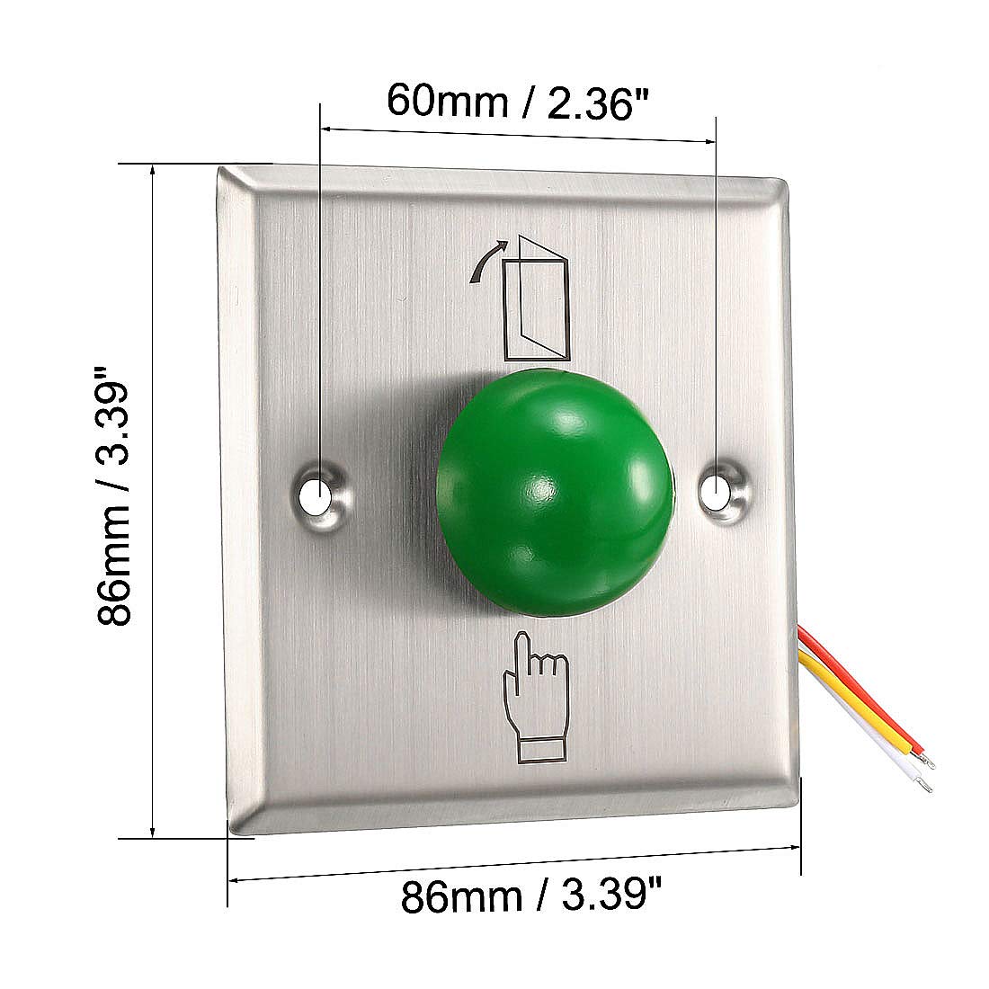 Sourcing Map Contact Magnétique Deux Verrou Capture Plast PE