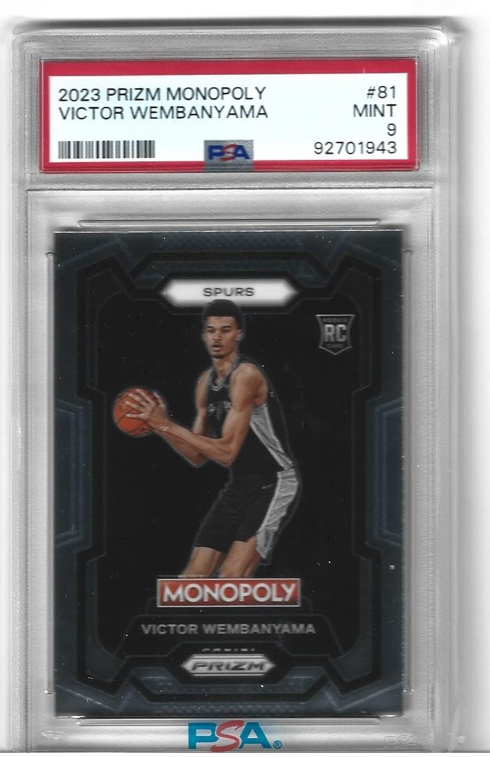 Amazon.com: Victor Wembanyama Prizm Monopoly #81 Basketball Rookie