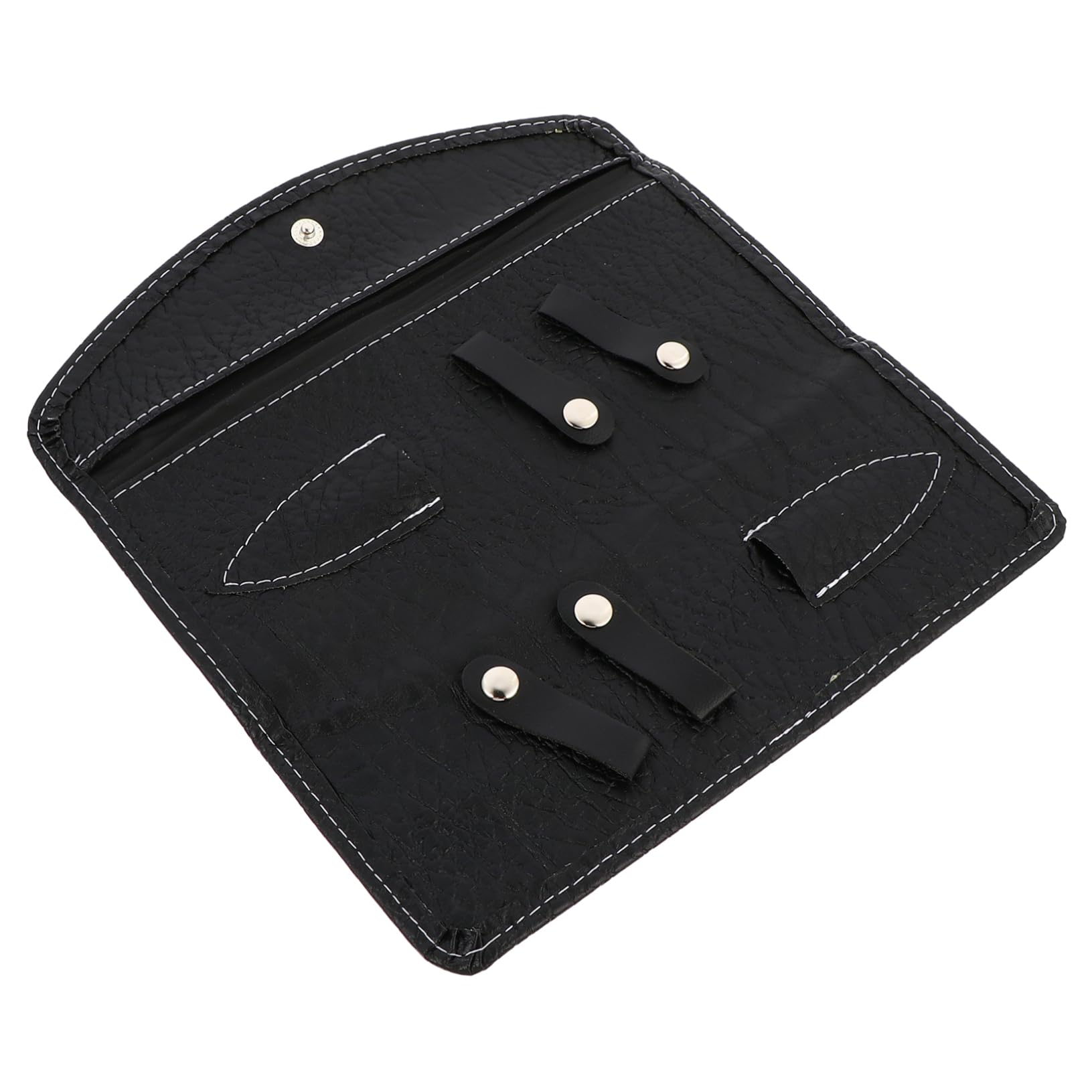 VICASKY Leather Hair Scissors Case Salon Scissor Holder Barber Shop Scissor Bag Styling Tools Storage