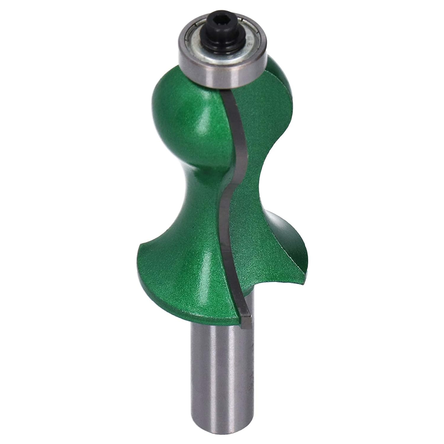 Jeanoko 1PCS 12mm Shank Half Round Wood Router Bit, High Strength Stair ...