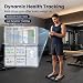 Imagen de HomeFashion HFitness Báscula de Baño Digital 19 Indicadores de Composición Corporal