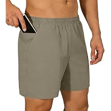 Mens Athletic Shorts 5"/7"/9" Lightweight Quick Dry Workout Gym Tennis Hiking Sports Running Shorts with Pocket