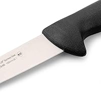 Vista 4 de Arcos Cuchillo de carnicero de acero inoxidable de 6 pulgadas y hoja estrecha de 6.299 in. Cuchillo profesional. Mango ergonómico de Negro