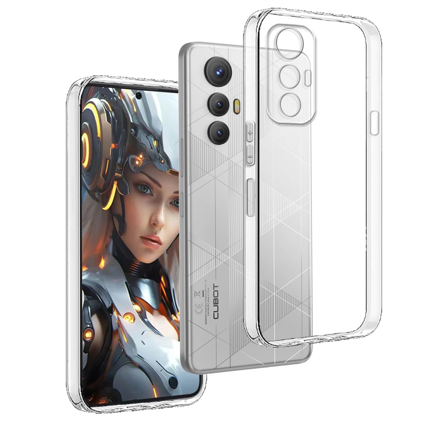 REY Pack 3X Cover in Gel TPU Trasparente per iPhone X y iPhone XS