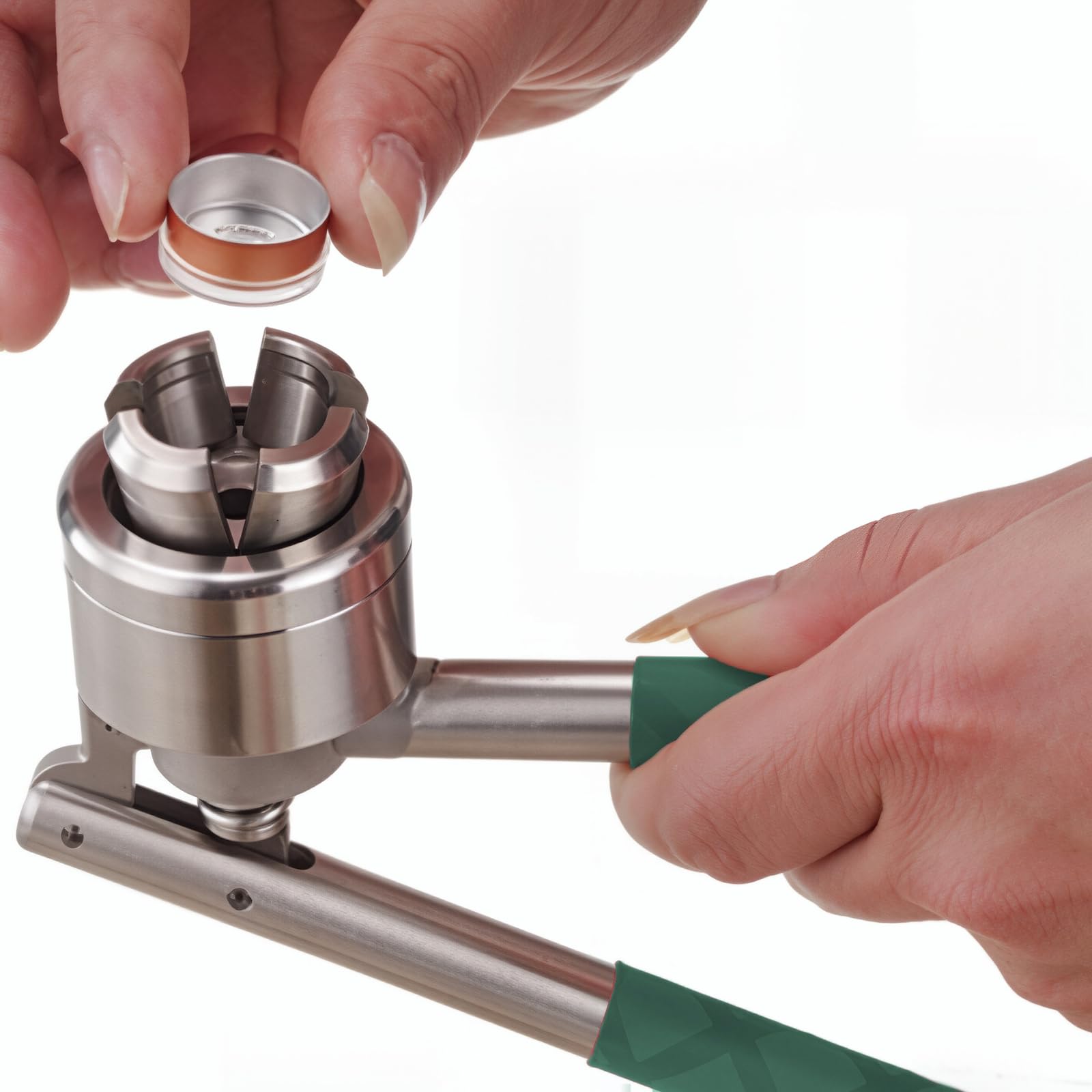 Fläschchen Crimper Verschließwerkzeug mit Hebelmechanismus, Fläschchen Crimper für 13 mm / 15 mm / 20 mm Abdrehkappen
