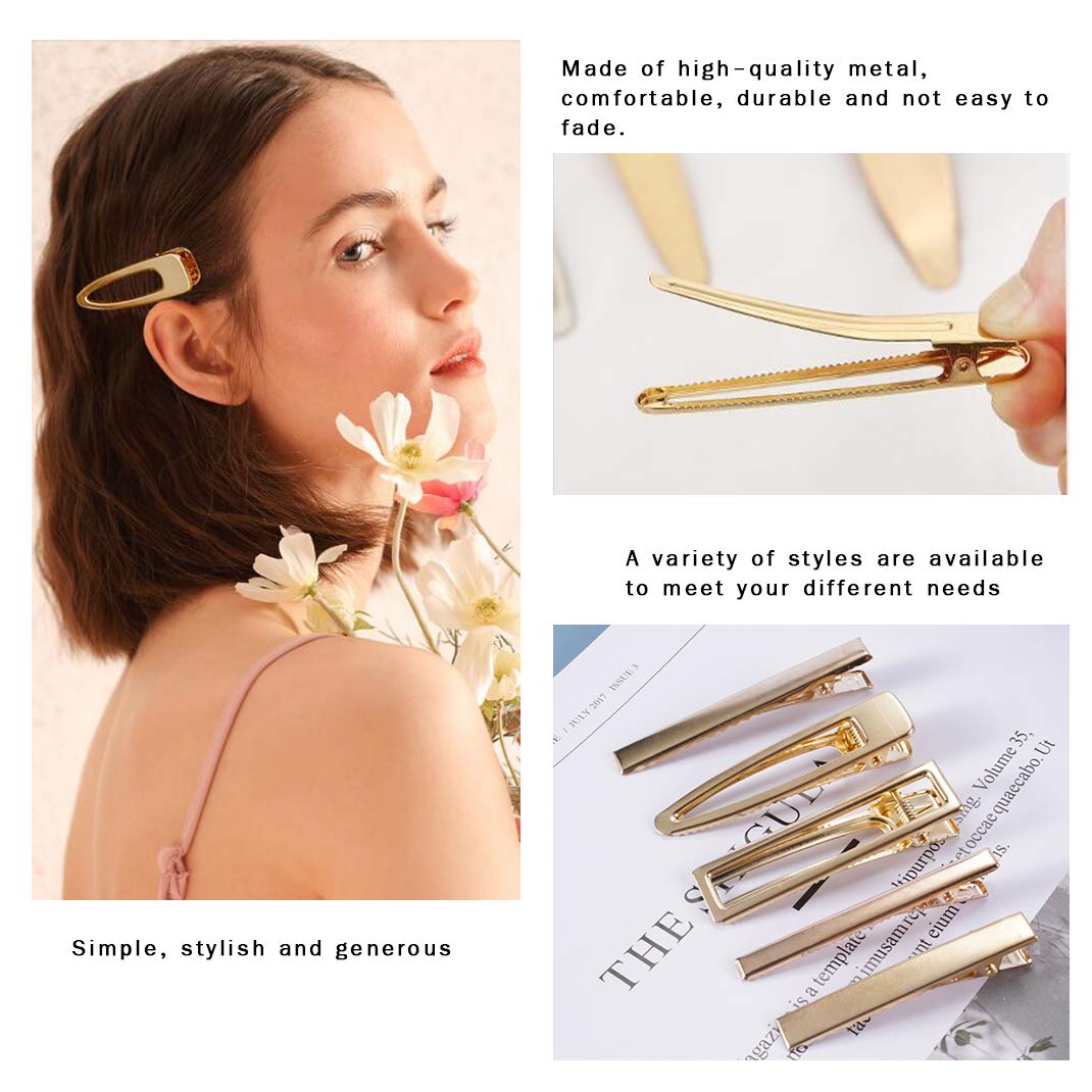Amazon.co.jp: DIYBravo ヘアクリップ 全 35個 7 種類セット 金属