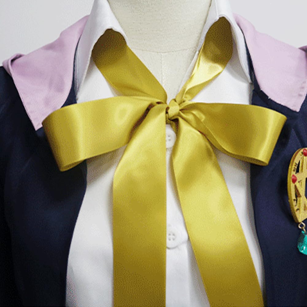Elaina kostium cosplay, anime, Elaina, magia, cosplay, mundury, sukienka, pełny zestaw, z kapeluszem, na Halloween, karnawał, imprezę, do odgrywania ról, przebranie dla kobiet