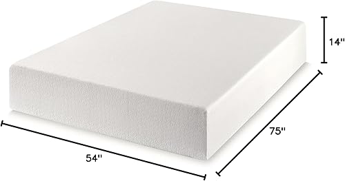 Miniatura 40 de Best Price Mattress - Colchón matrimonial de 6 pulgadas en una caja, espuma viscoelástica de té verde, color blanco
