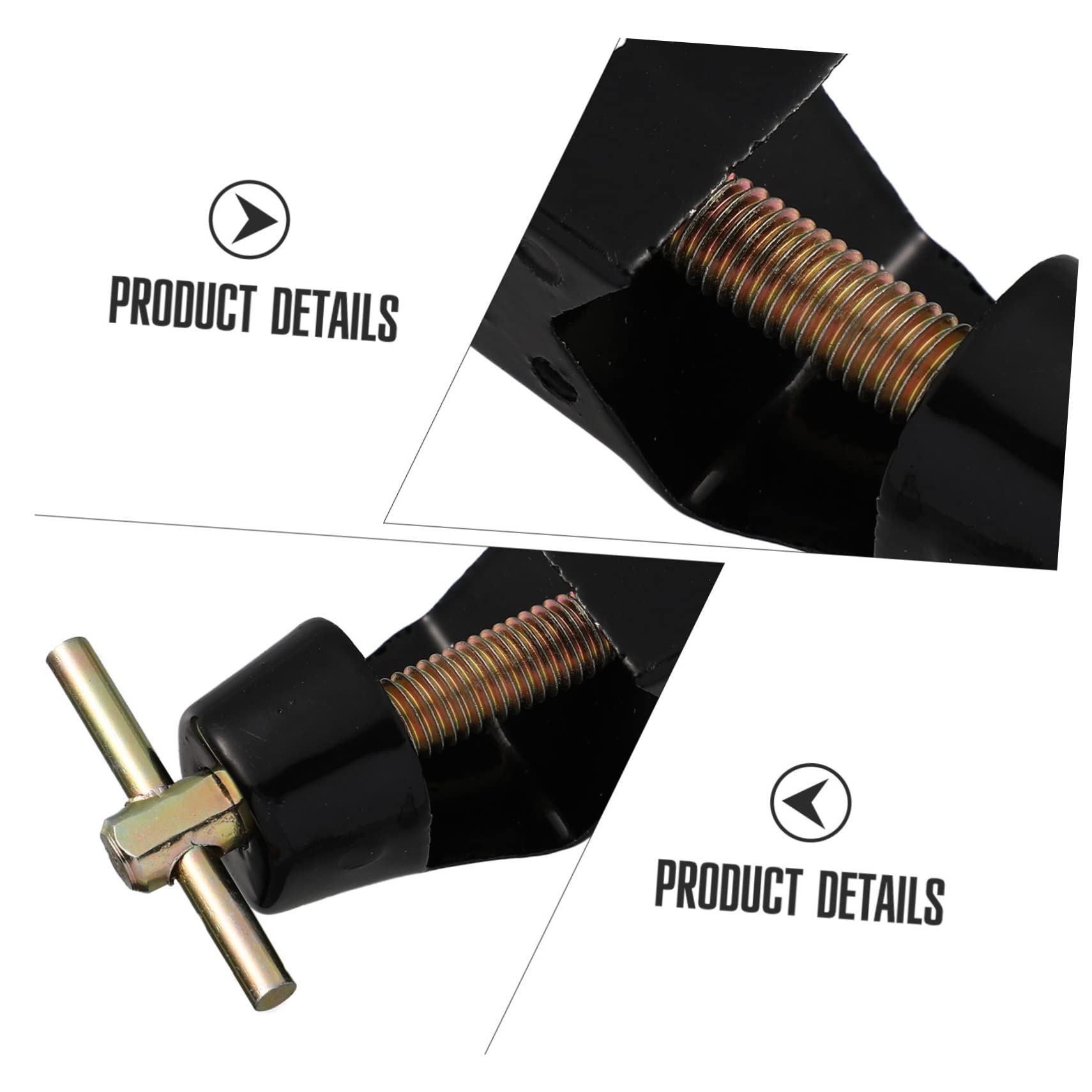 Pince Croisée de Laboratoire en Alliage de Zinc Noir, Fixation Stable pour Support de Tube à Essai, Lot de 2, pour Usage en Laboratoire Domicile