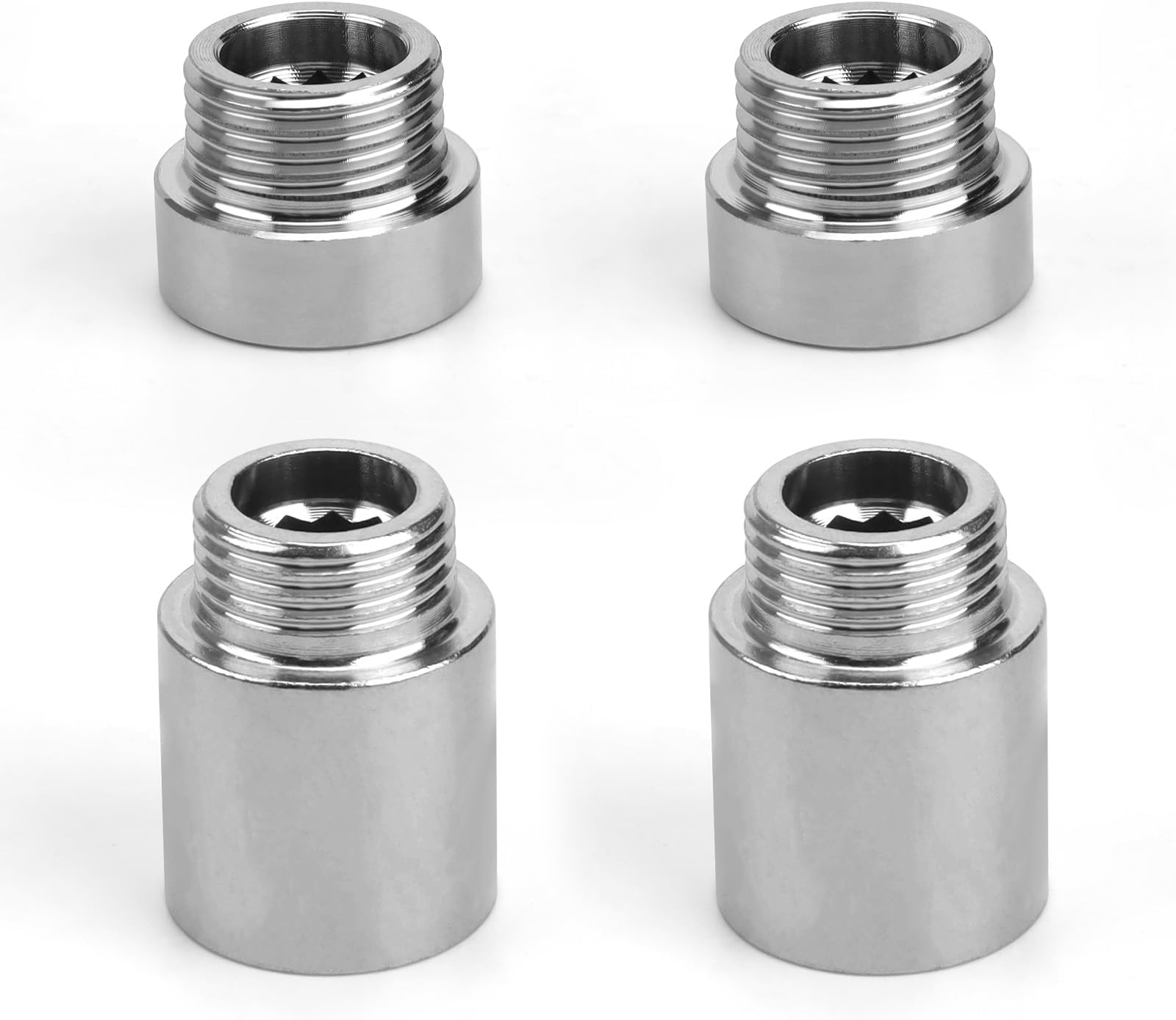 Hahnverlängerung 1/2 Zoll Messing | Gewindefitting Für Wasseranschluss | Robust & Langlebig