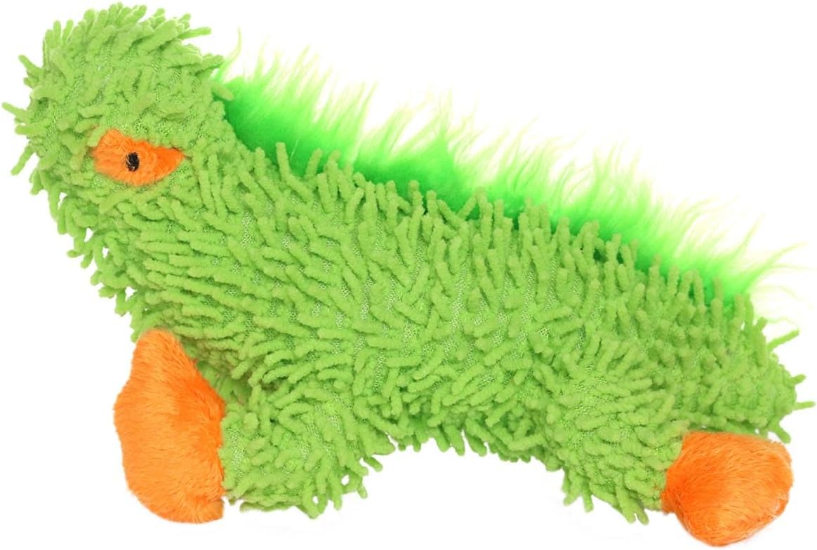 MIGHTY- Microfiber Junior Lizard-Squeakers-Made with Stuffing. Strong & Tough. Interactive Play Dog Toy. Machine Washable & Floats