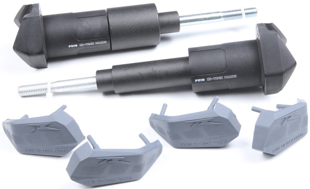 Puig 7707N Protectores de Motor R19 protección resistente, Negro