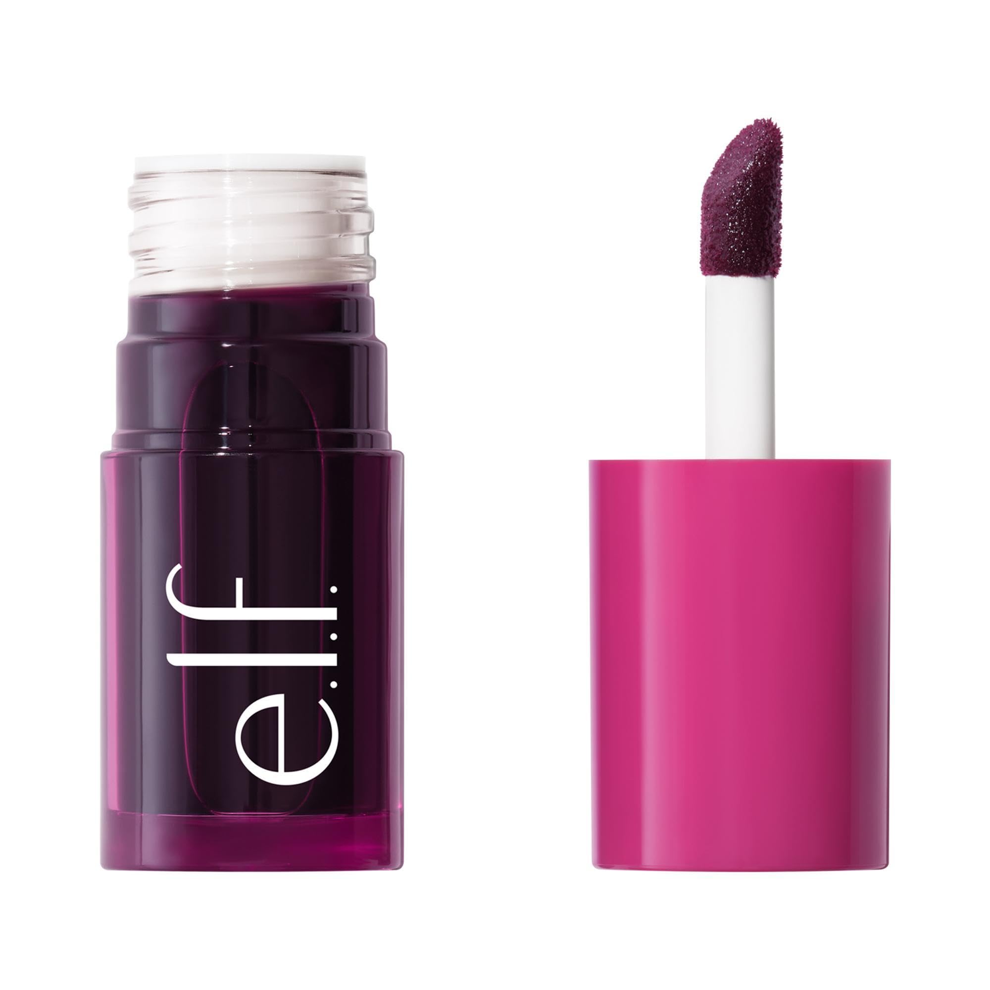 e.l.f. Sheer For It Blush Tint, Multi-Use, Long-Lasting Lip & Cheek Makeup, Creates A Natural Flush Finish, Vegan & Cruelty-Free, Mauve Actually