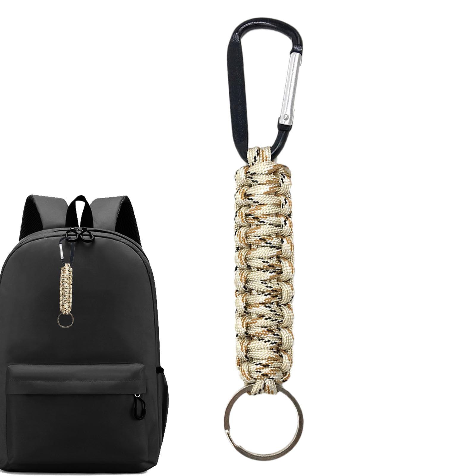 PARACORD 카라비너 ??PARACORD 키체인 카라비너 ??- 휴대용 PARACORD 스트랩 카라비너 ??- 야외 키체인 카라비너 ??번지 카라비너 ??코드 남성 및 여성용