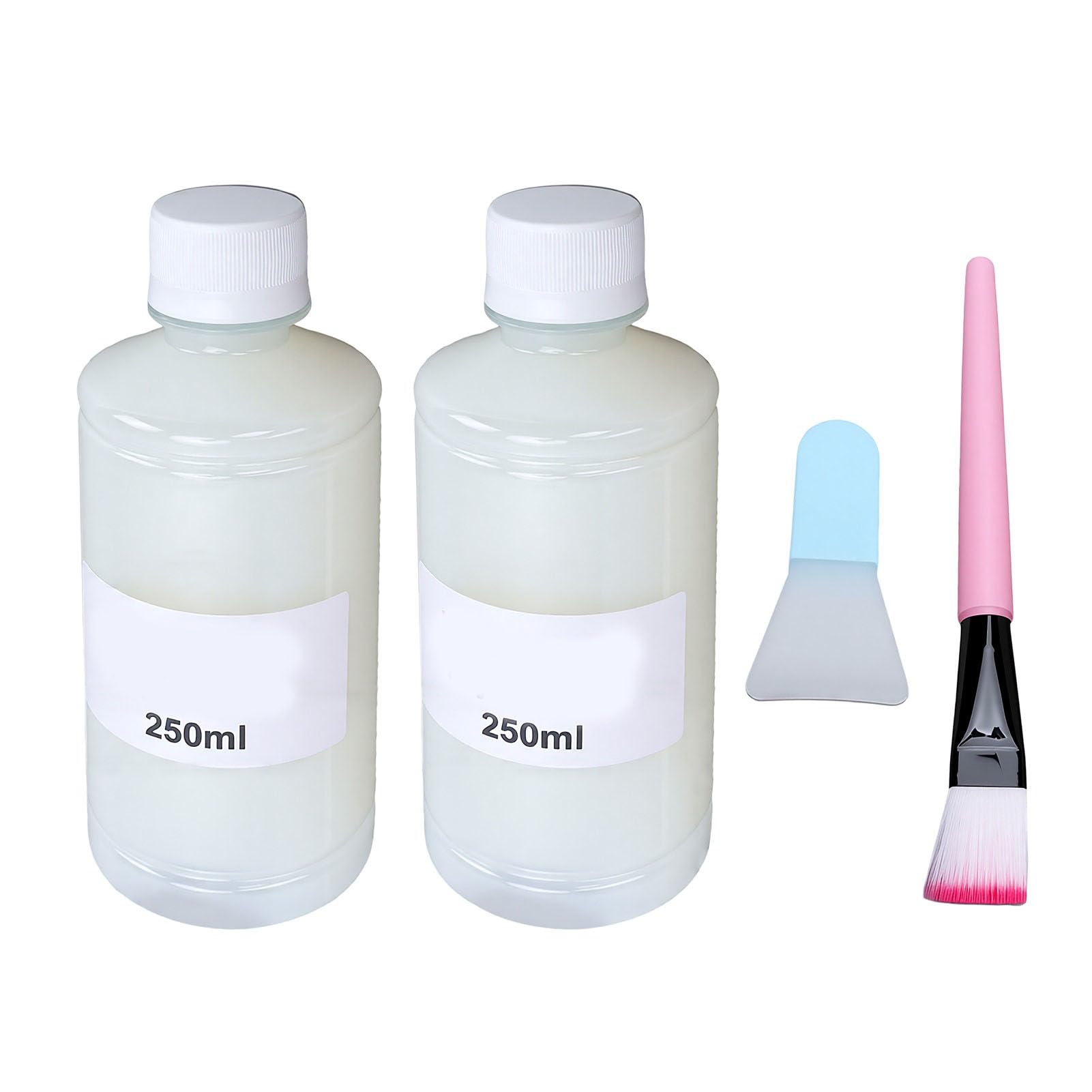 Haofy Barniz Transparente Brillante 500ml, Paquete de 2, para Arcilla de