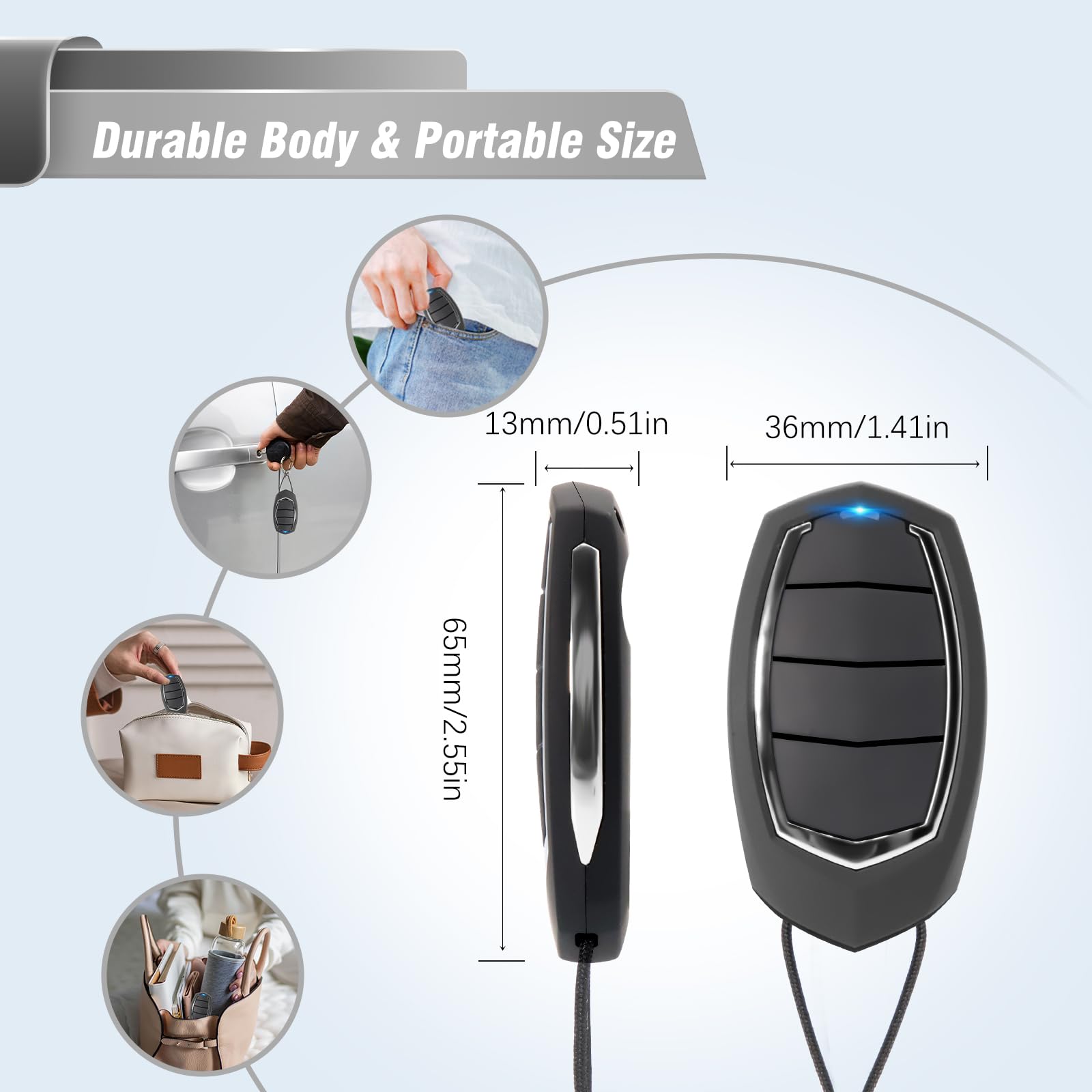 433,92 Mando Garaje,3 Unidades Mando Garaje Compatible con MOTORLINE Falk MX4SP MXS4SP MX5SP RCM DSM,Mando Puerta Garaje