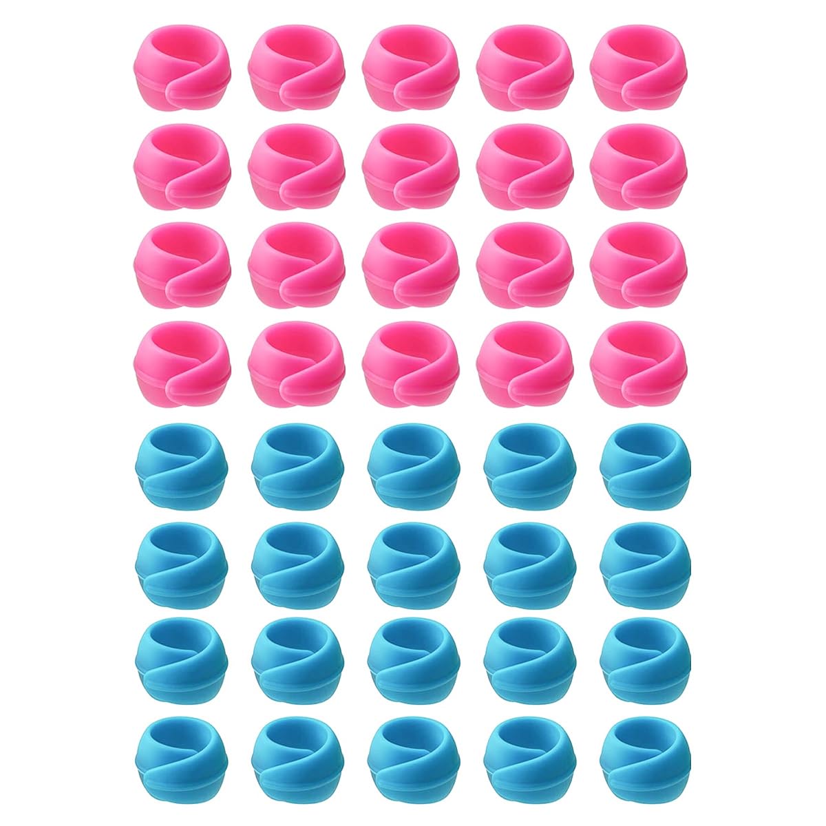Muiltvoe 40 Pcs Thread Spool Huggers Bobbin Holder ClampBobbin Fixation Clamps Bobbin Thread Holder Clips