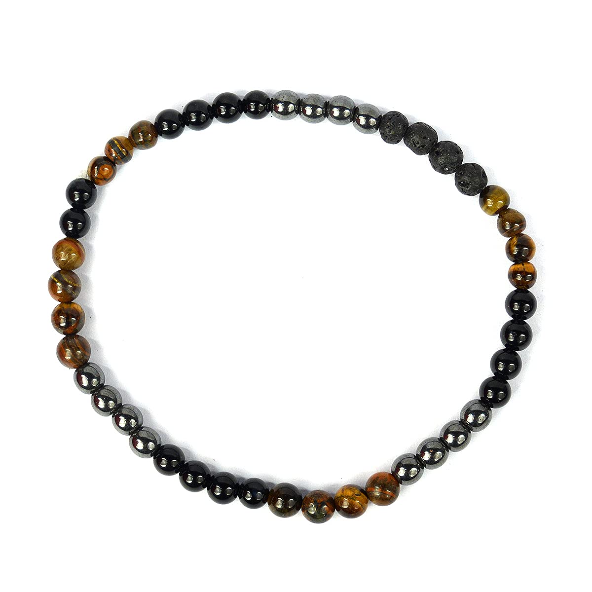 Reiki Crystal Products Natural Black Tourmaline, Lava, Hematite, Tiger Eye Anklet Mix Combination Crystal Stone Anklet (Color : Multi) (B097PVWTDT) Amazon Price History, Amazon Price Tracker