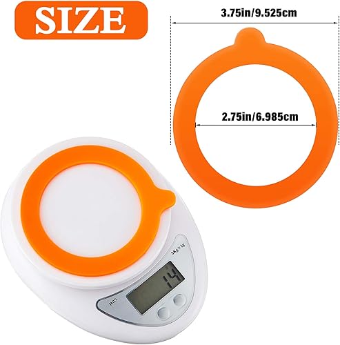 Miniatura 2 de Outus 8 juntas de silicona de 3.75 pulgadas, sellos de silicona de repuesto, anillos de sellado herméticos para tarros de conservas de boca regular