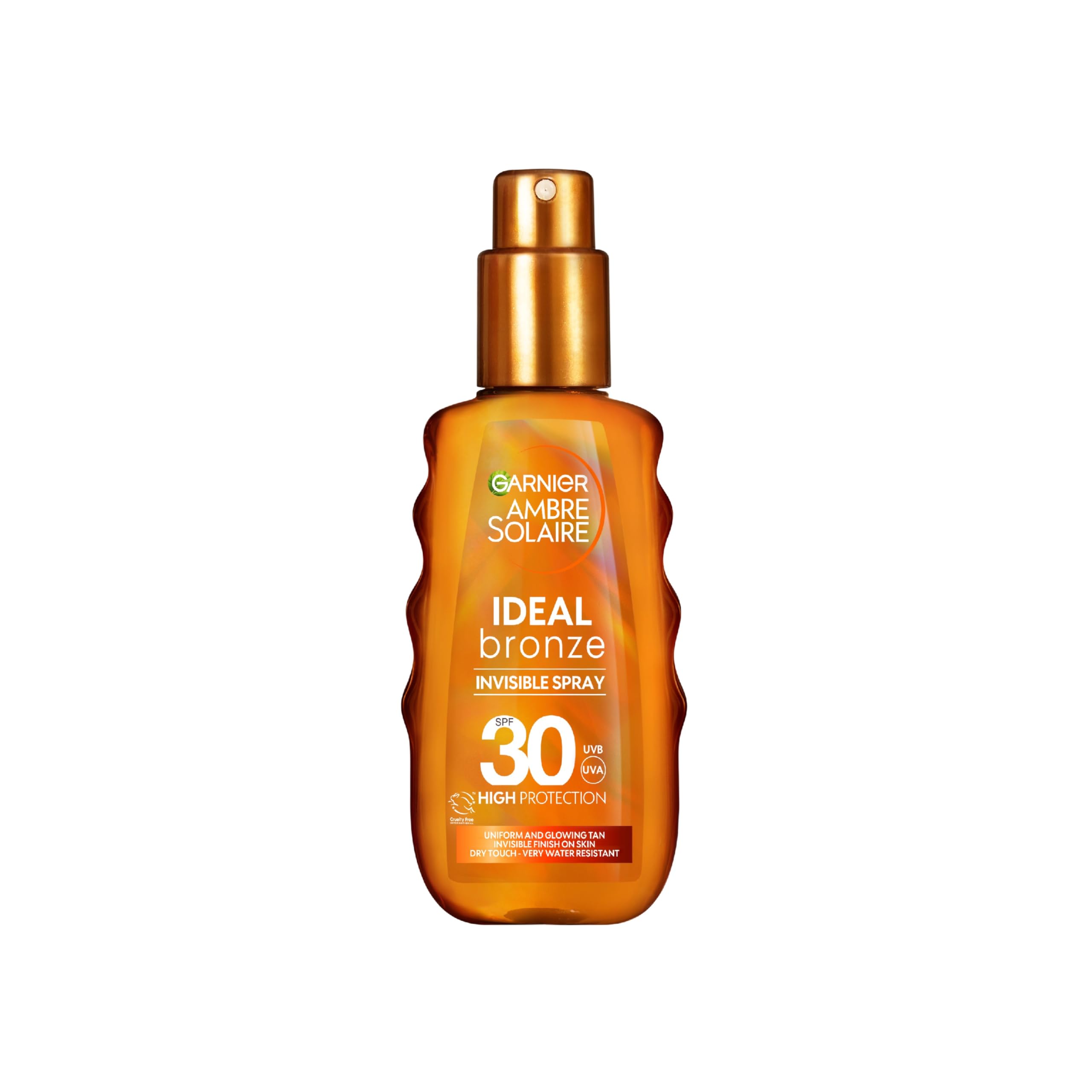 Garnier Unisex No Colour Ambre Solaire Ideal Bronze Invisible Spray Spf30 150Ml