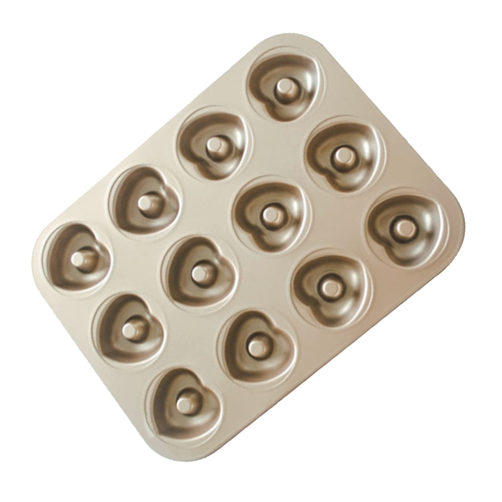 PRAV Donut Mold Cake Pans Carbon Steel 12-Cavi Non-sti Ring Doughnuts Bakeware Baking Mold Maker DIY Donut Pan Easy to Clean