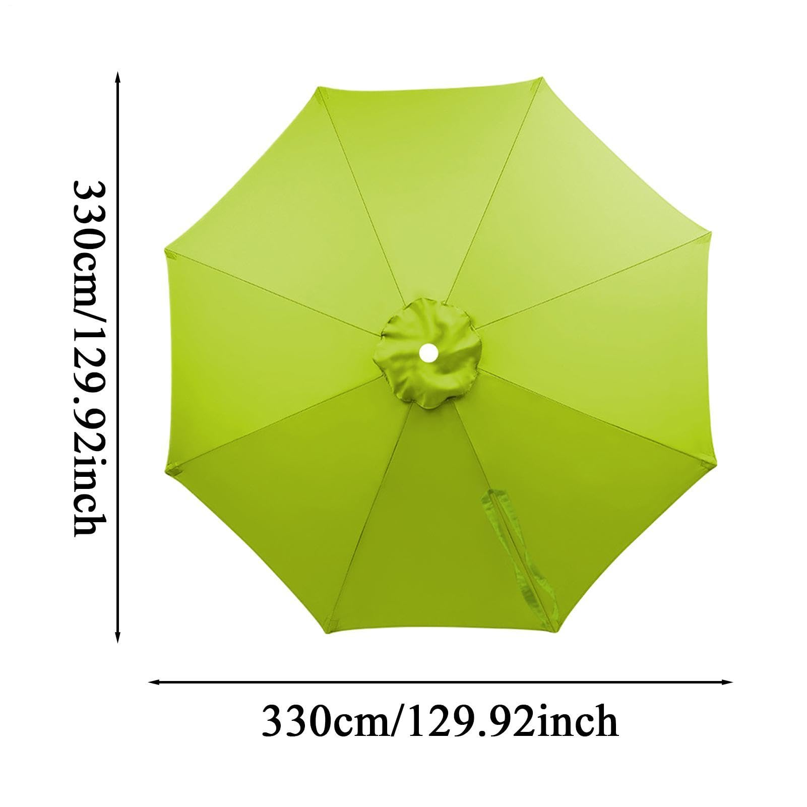Toile de remplacement pour parasol Toile Imperméable 8 Baleines Pour
