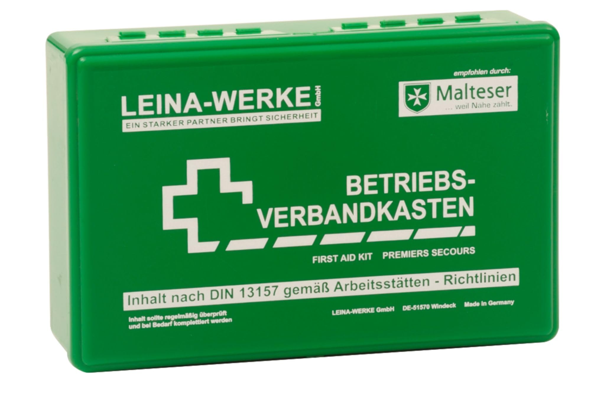 Leina REF20000 Betriebsverbandkasten, Grün, 1 Packung
