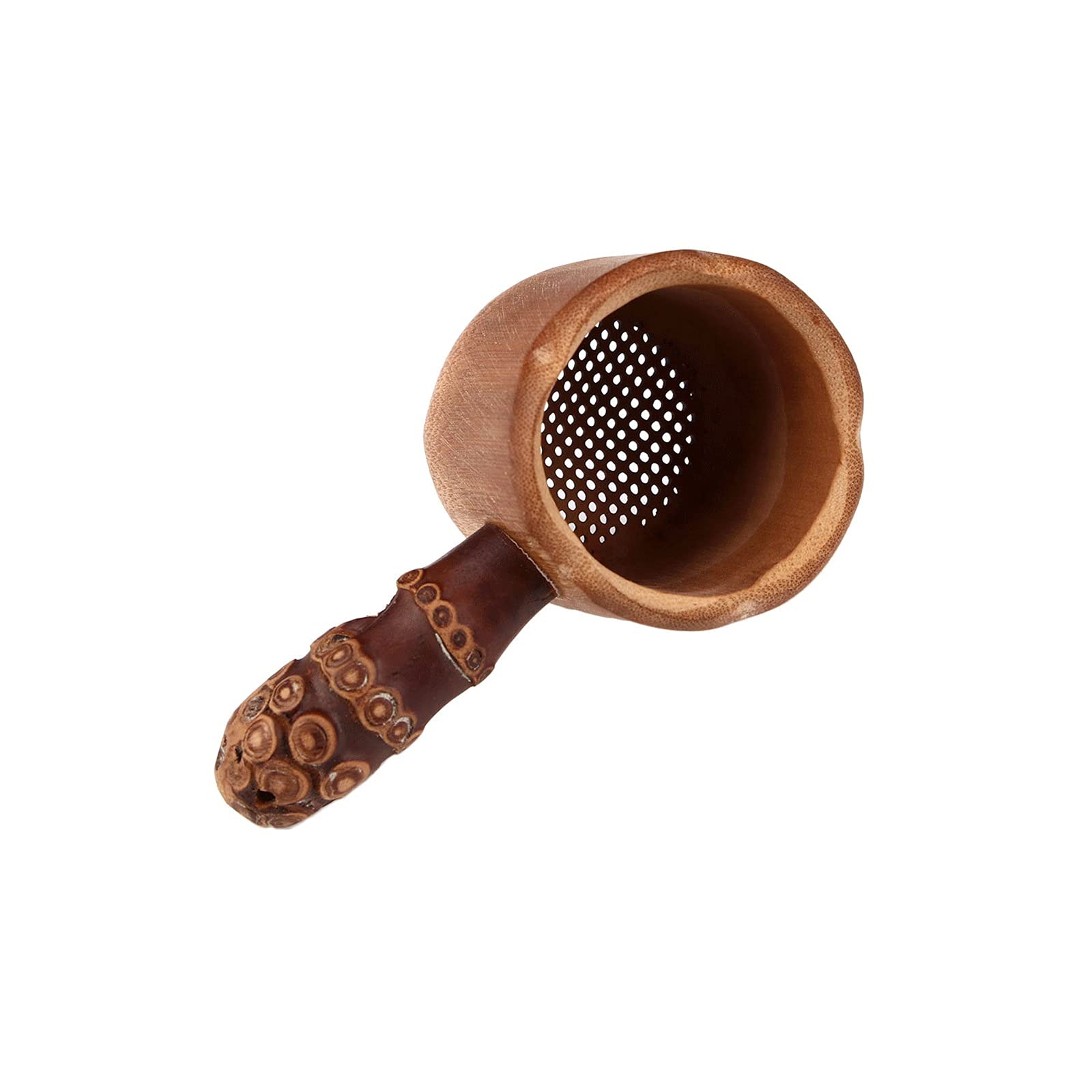 Colador de té de bambú, filtro infusor de té, herramientas de té, tamiz para preparar té, accesorios de bebida, accesorios de colador
