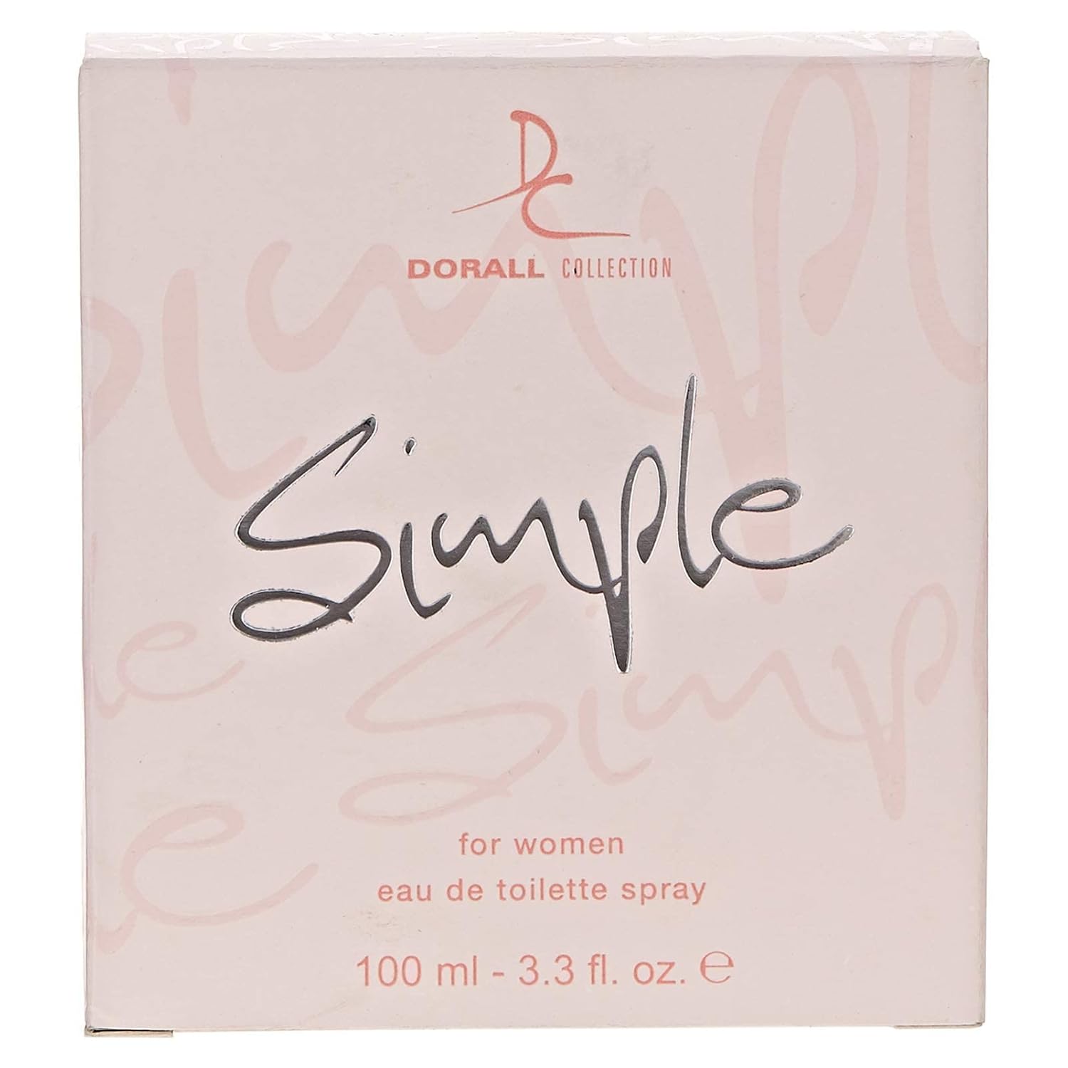 SIMPLE BY DORALL COLLECTION PERFUME FOR WOMEN 3.3 OZ / 100 ML EAU DE TOILETTE SPRAY