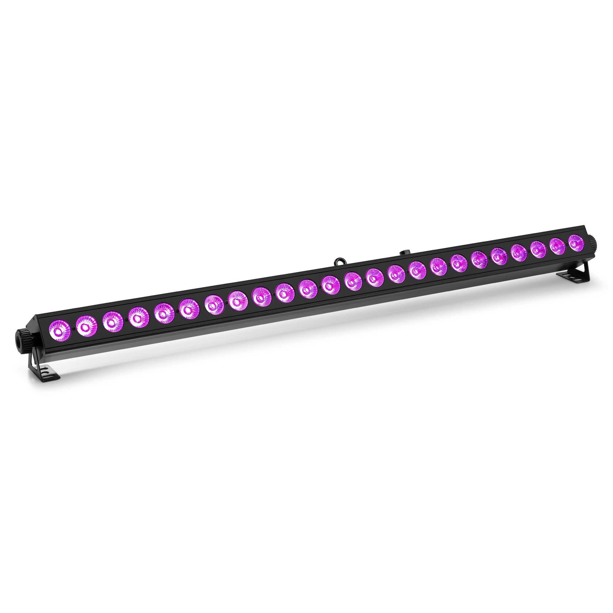 BeamZ BBB244 - Barra LED RGBW con batería, 24 LEDs de 4W y DMX inalámbrico