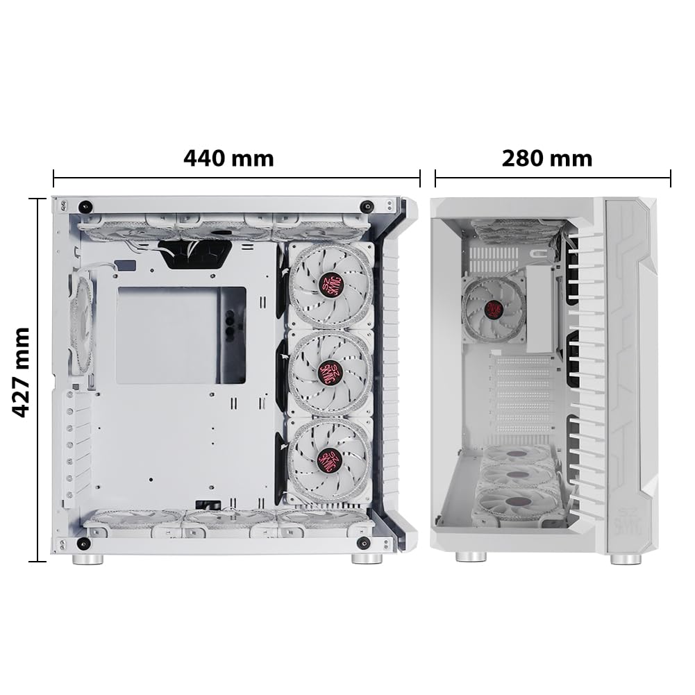 SZSKYING Gaming PC Case Game Mid Tower 3.0 USB
